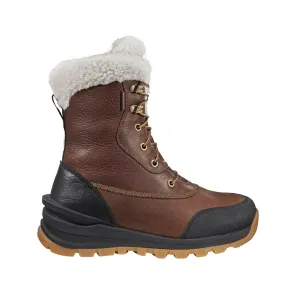 8" Women's Pellston Waterproof Insulated Winter Soft Toe Boot Red Brown