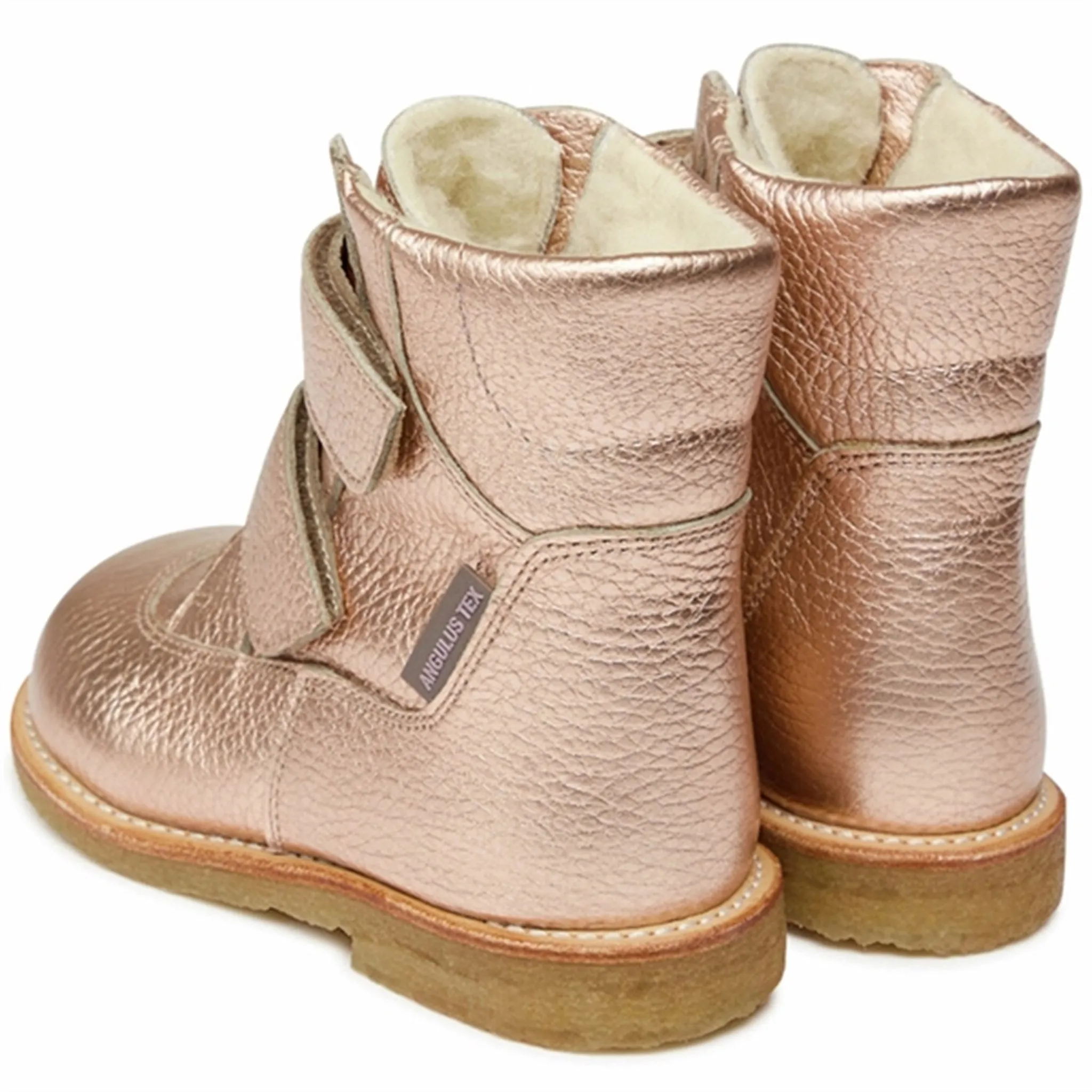 Angulus Tex Boots w Velcro Light Copper