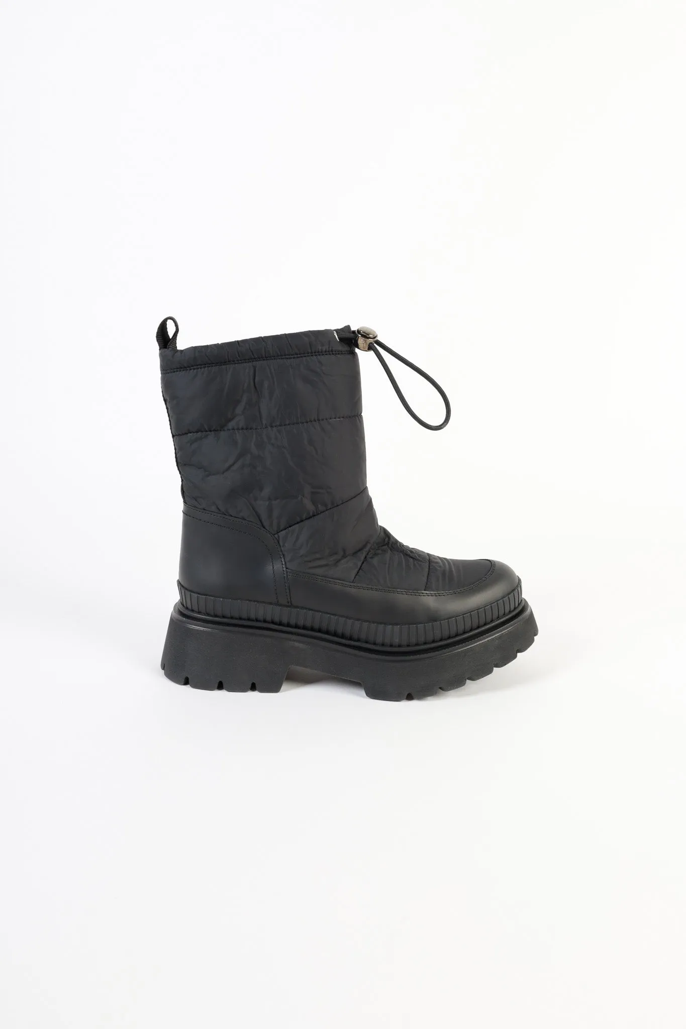 ANNA BLACK - Snow-Style Mid-Calf Boots