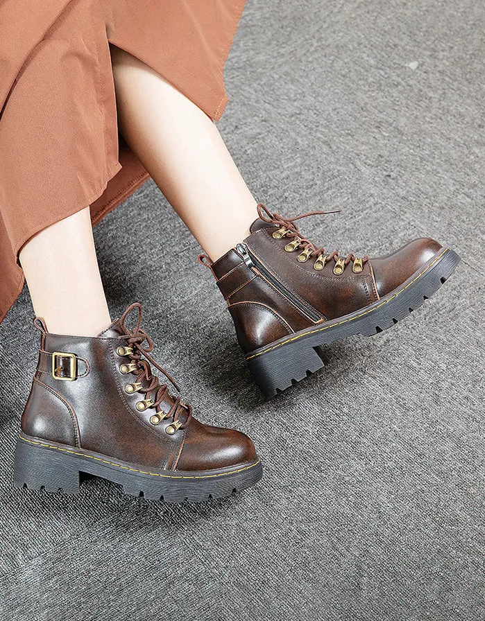 Autumn Winter Waterproof Ankle Boots