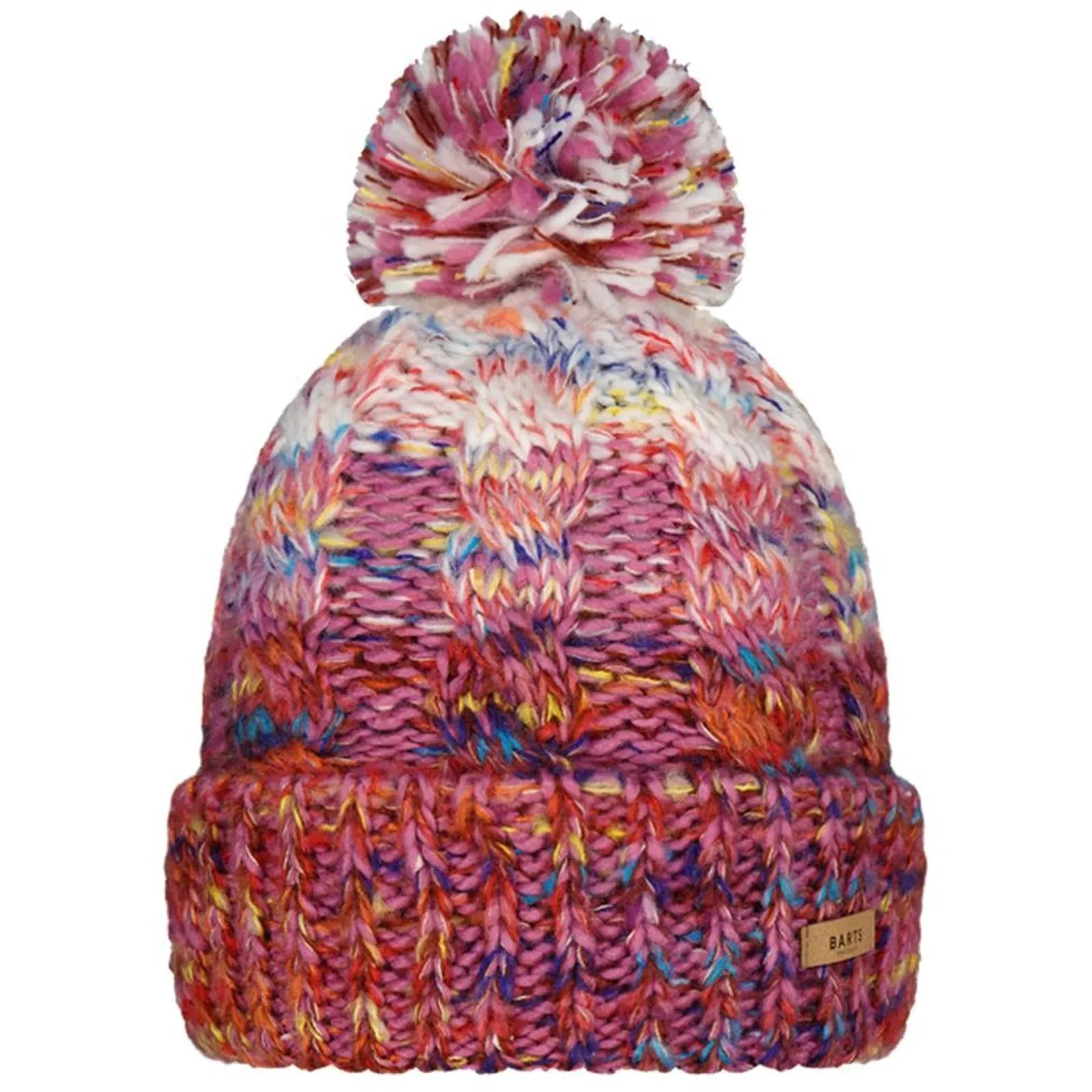 Barts Womens Iska Chunky Cable Knitted Bobble Hat