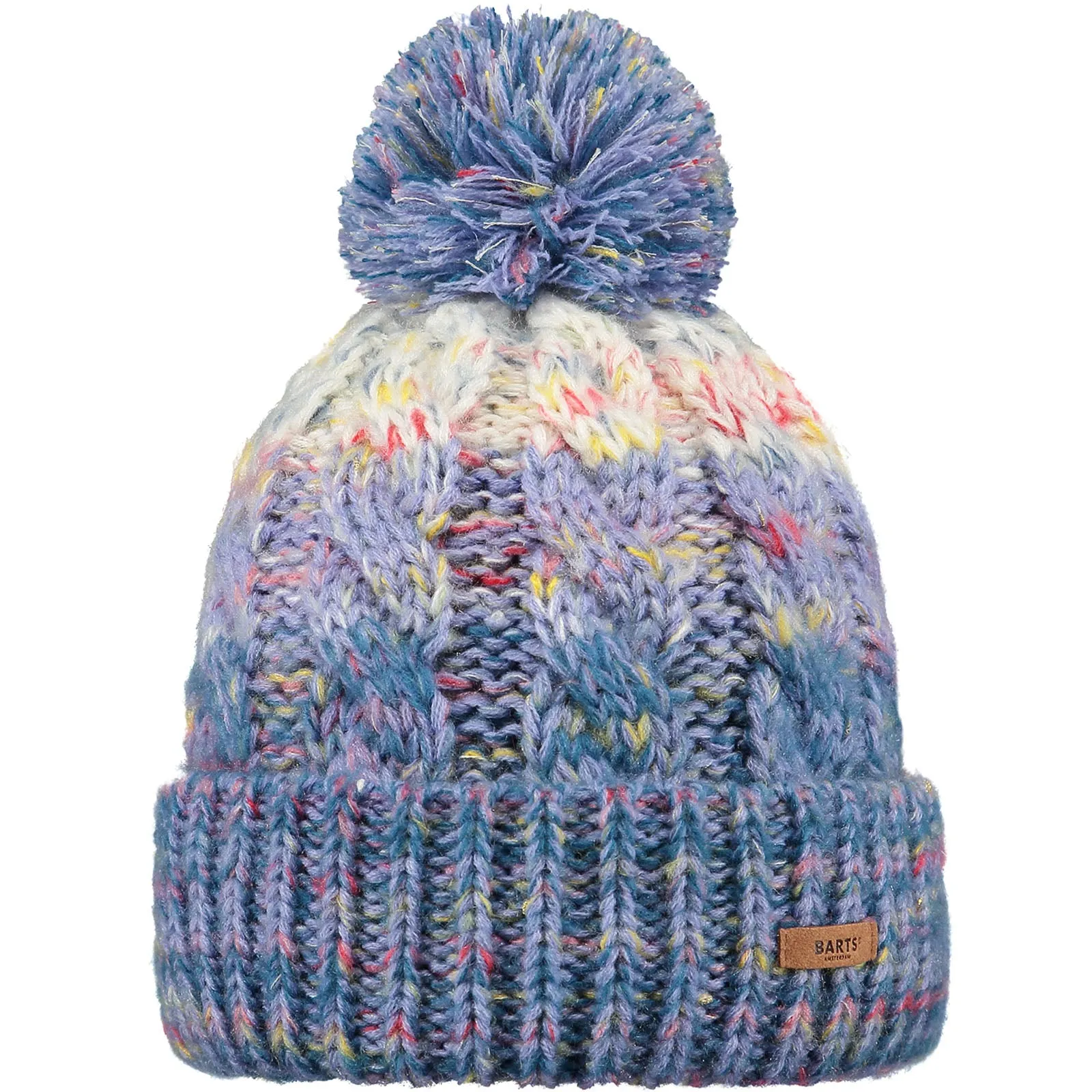 Barts Womens Iska Chunky Cable Knitted Bobble Hat