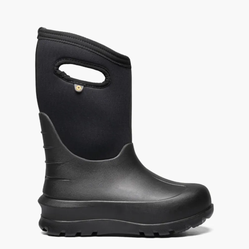 Bogs Neo-Classic Solid Winter Boots in Black - Kids