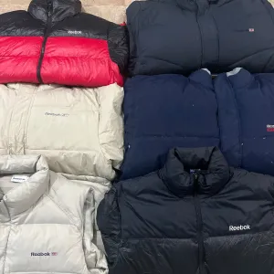 Branded Reebok puffer Jackets