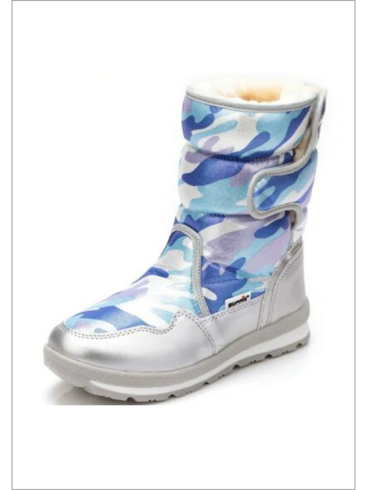 Brave The Cold Metallic Camo Boots by Liv and Mia