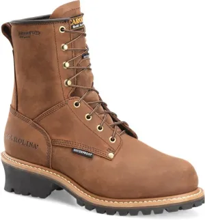 Carolina 8 insulated, waterproof steel toe Copper Logger #CA5821