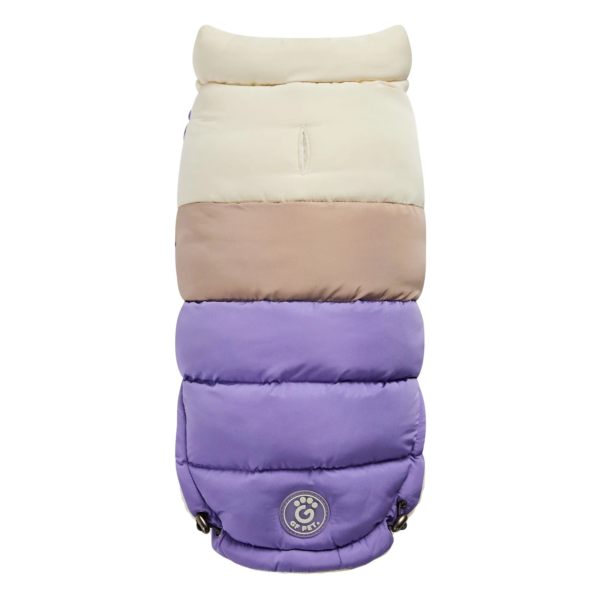 Color Block Dog Puffer Winter Coats