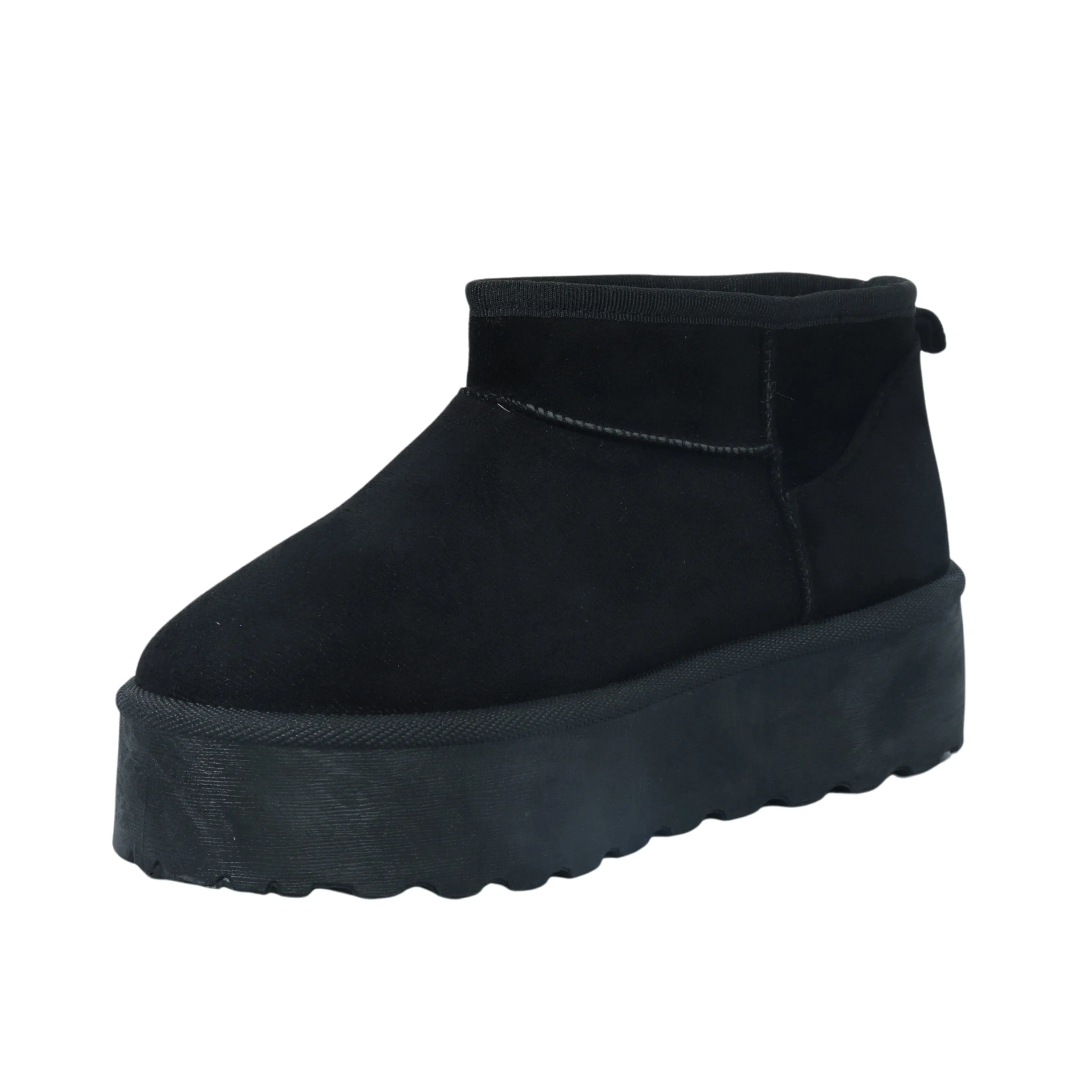 ESCAPE - Faux fur lined platform ankle boots