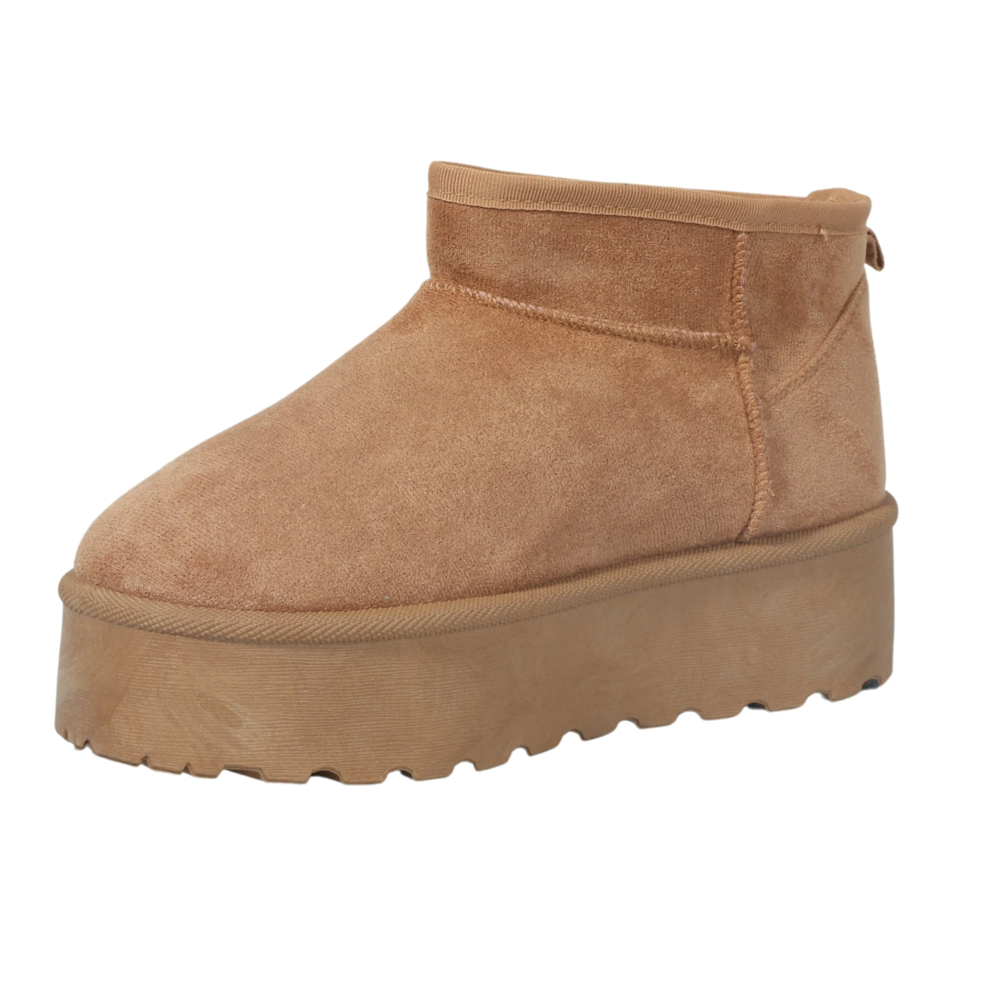 ESCAPE - Faux fur lined platform ankle boots