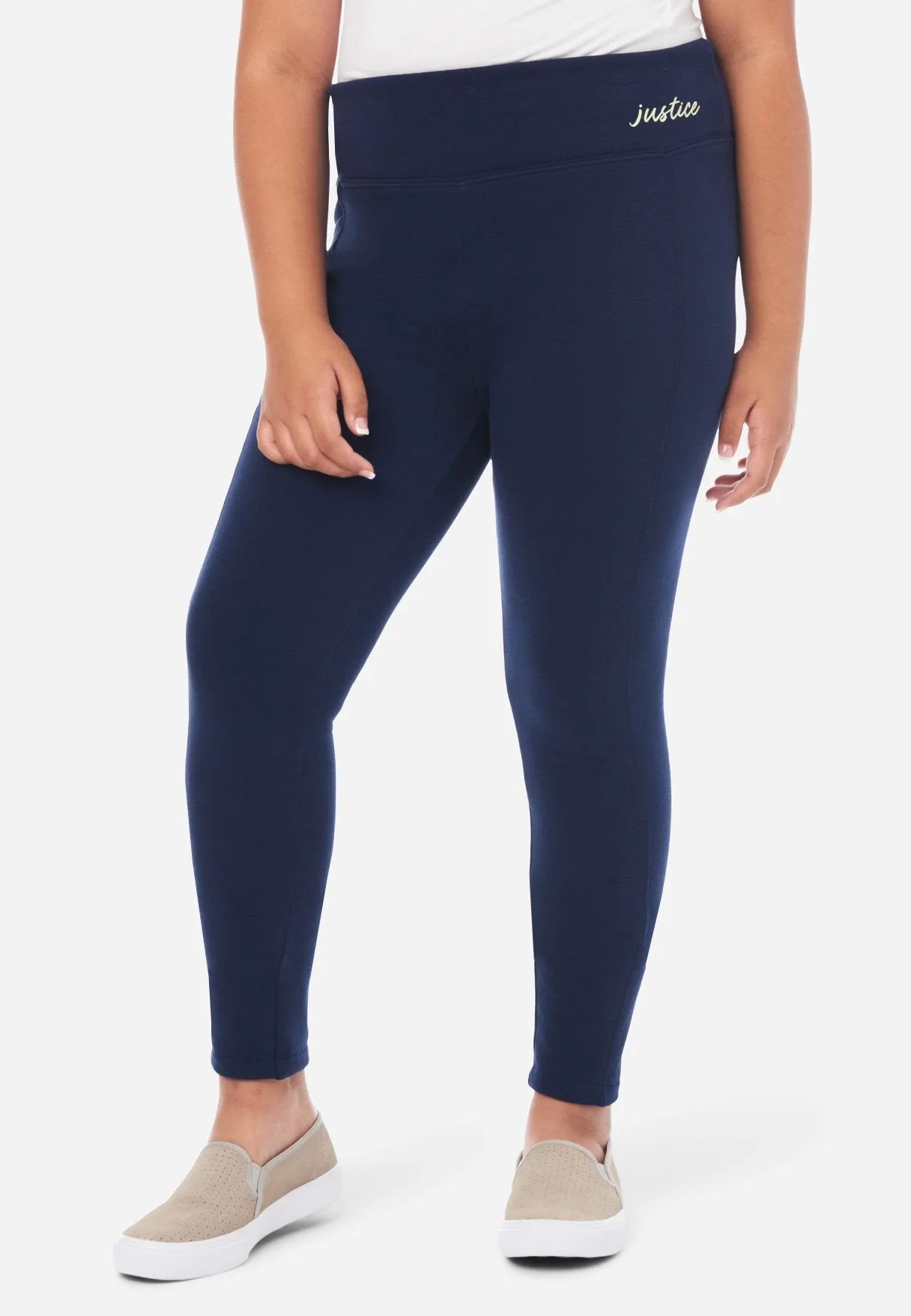 Fleece-Lined Full-Length Leggings