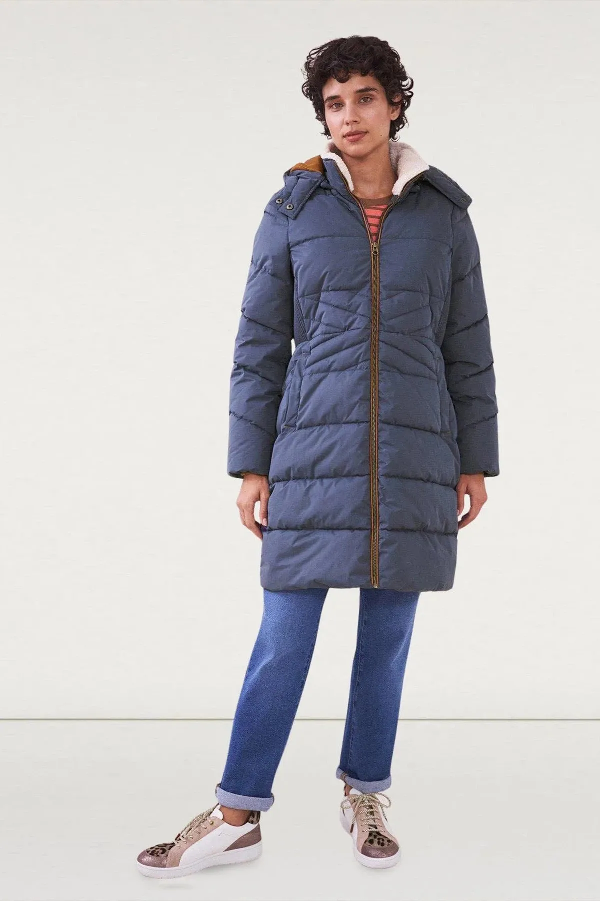 Fleece Lined Puffer Coat