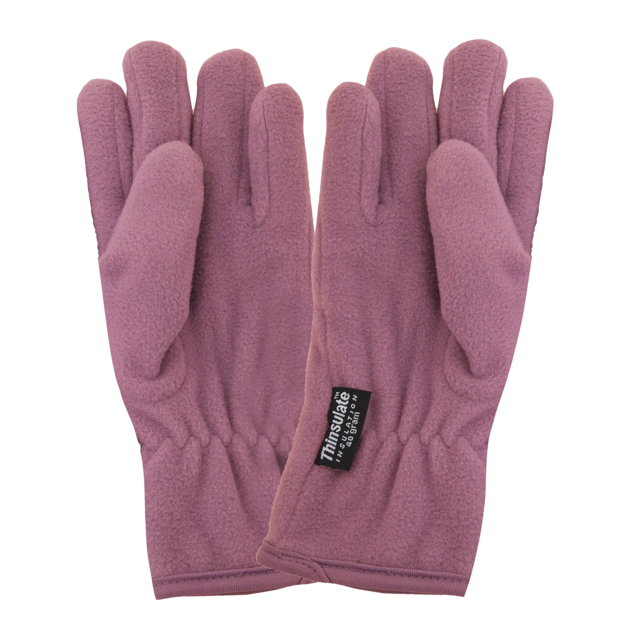 FLOSO Girls Childrens/Kids Plain Thermal Thinsulate Fleece Gloves (3M 40g)