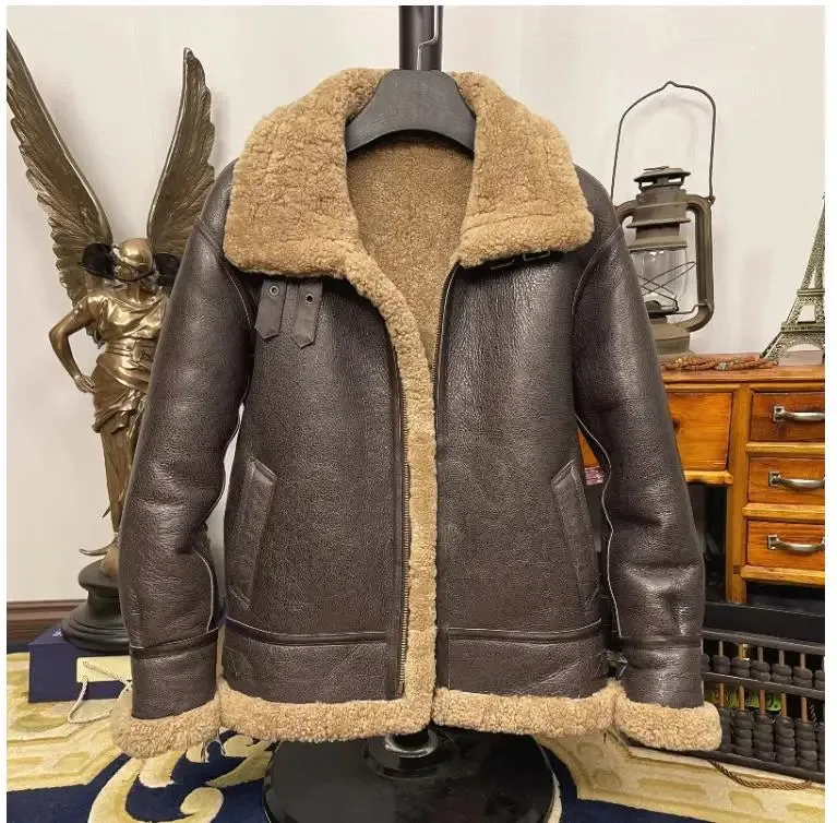 Funki Buys | Jackets | Men's Genuine Leather Sheepskin Jacket