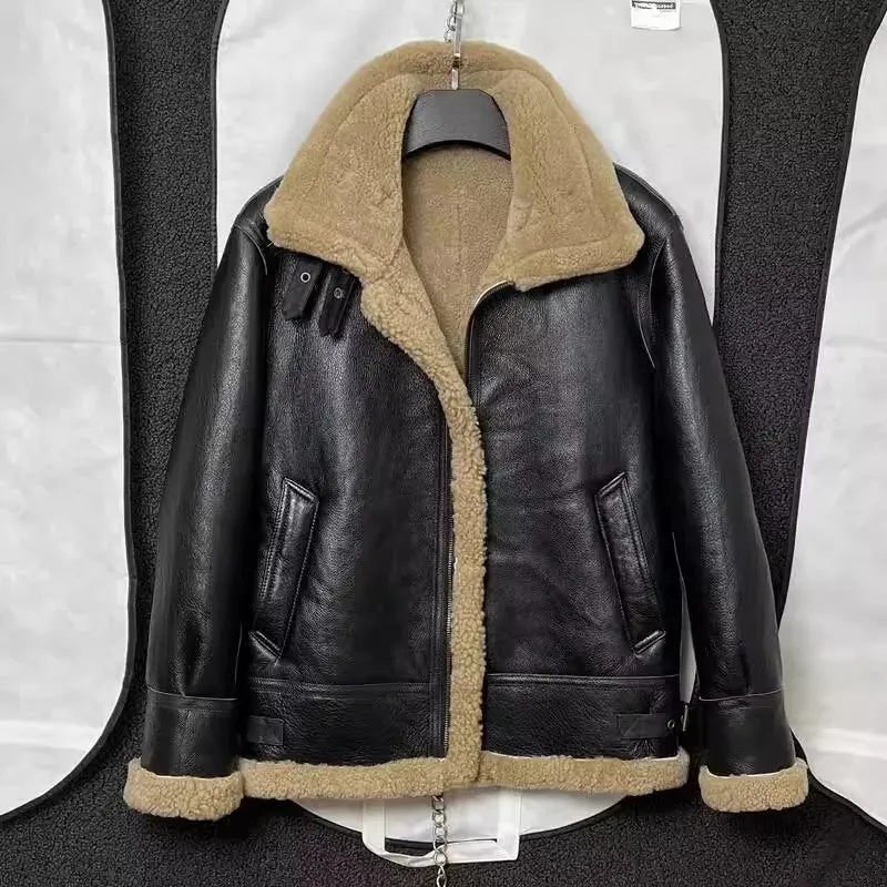 Funki Buys | Jackets | Men's Genuine Leather Sheepskin Jacket