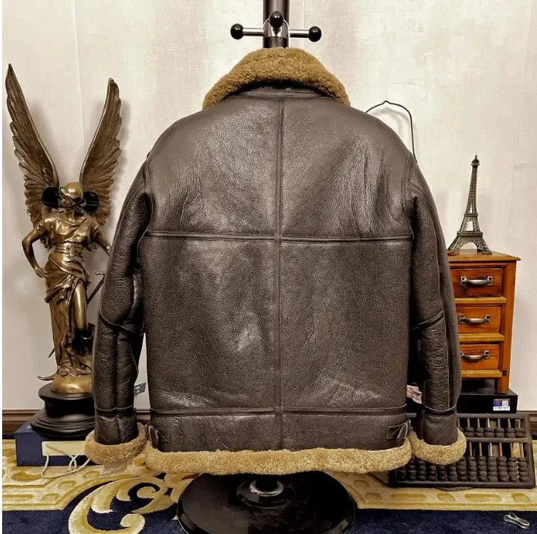 Funki Buys | Jackets | Men's Genuine Leather Sheepskin Jacket