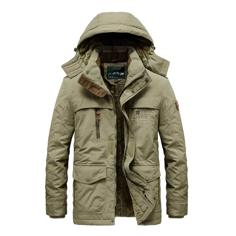 Funki Buys | Jackets | Men's Winter Hooded Windbreaker Parka