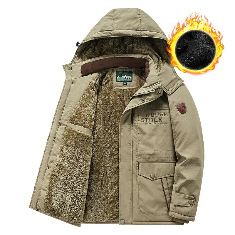 Funki Buys | Jackets | Men's Winter Hooded Windbreaker Parka