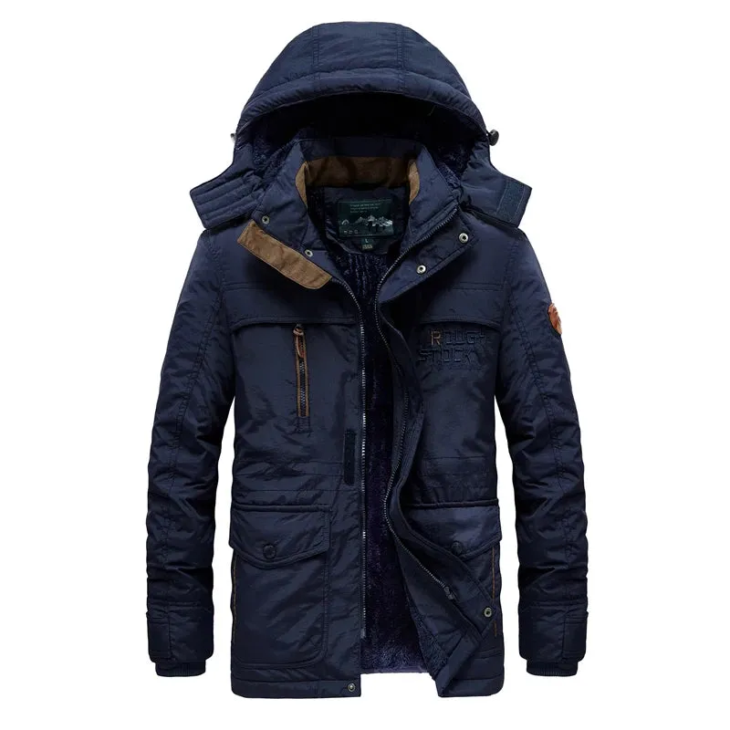 Funki Buys | Jackets | Men's Winter Hooded Windbreaker Parka