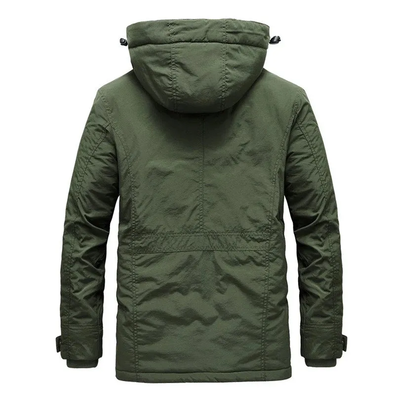 Funki Buys | Jackets | Men's Winter Hooded Windbreaker Parka