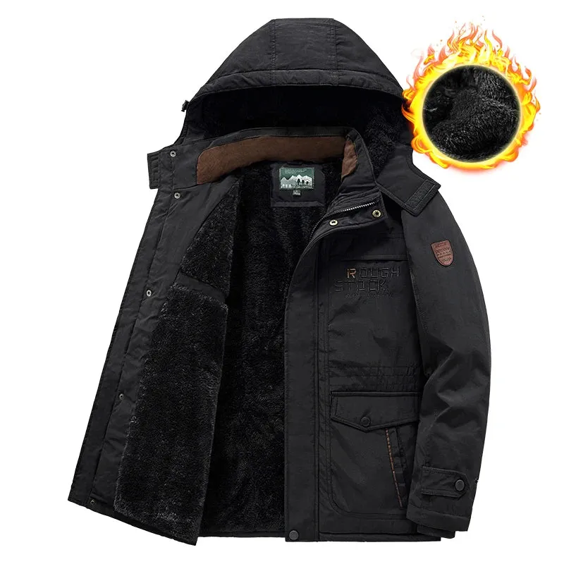 Funki Buys | Jackets | Men's Winter Hooded Windbreaker Parka