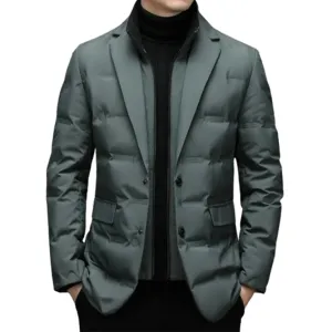 Funki Buys | Jackets | Men's Winter Warm Down Dress Blazer