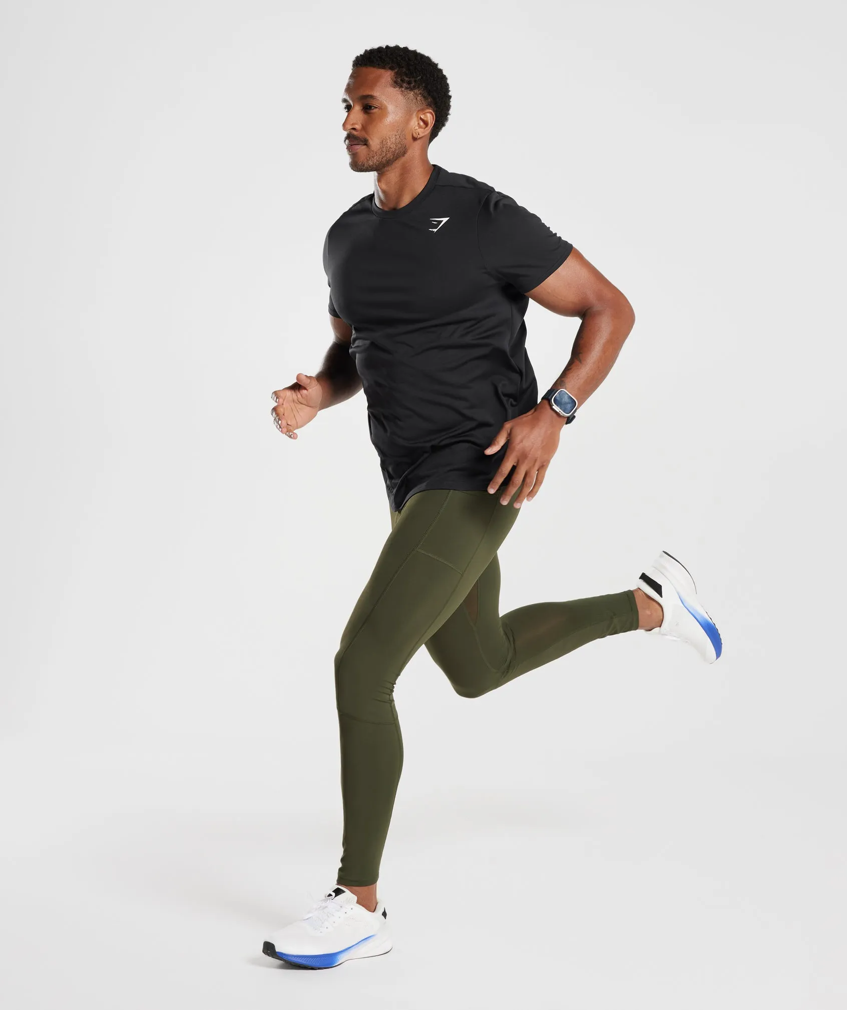 Gymshark Control Baselayer Leggings - Winter Olive