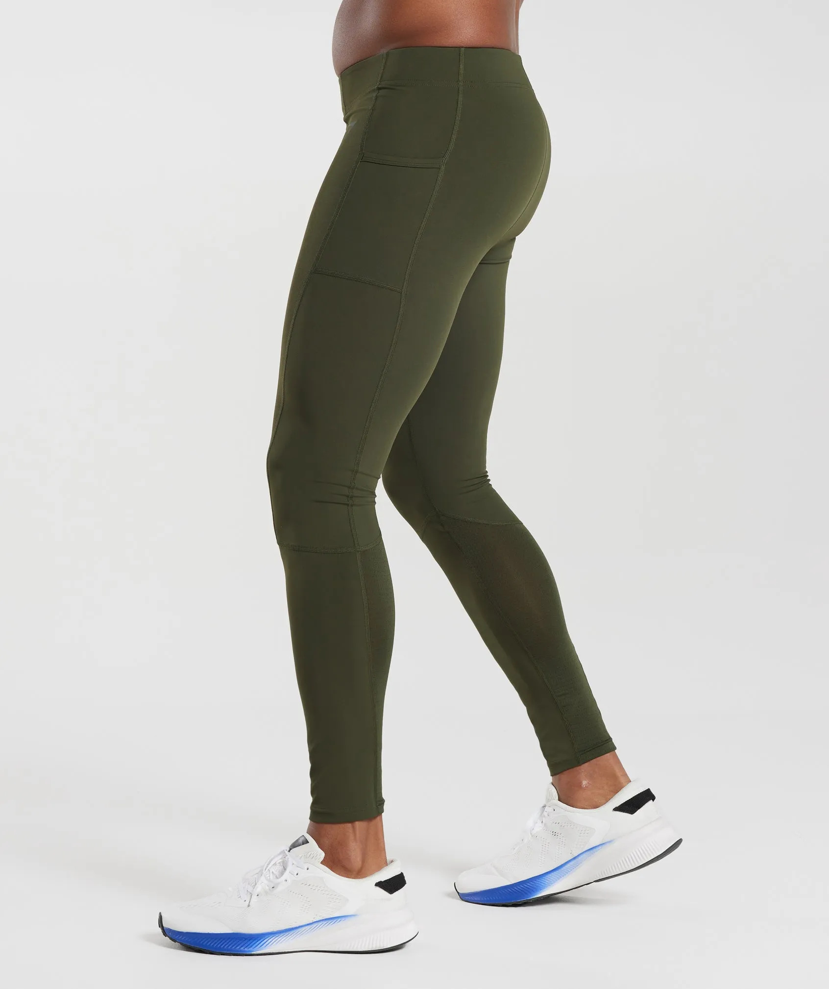 Gymshark Control Baselayer Leggings - Winter Olive