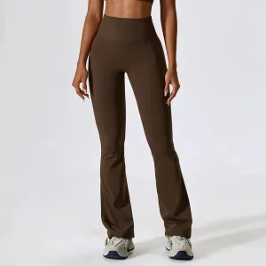 High Waist Push Up Flared Pants Dancing Fitness Tights