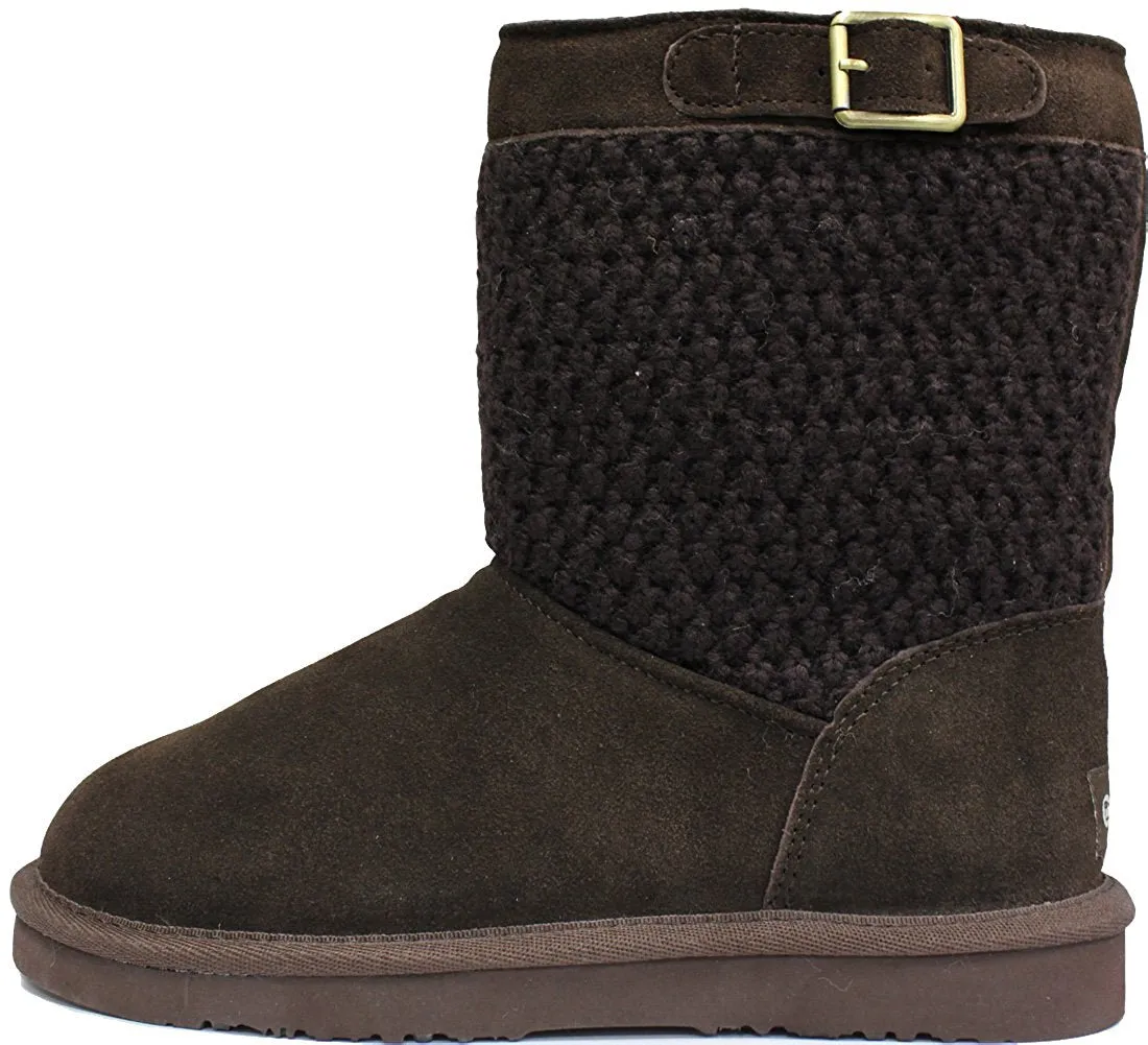 Lamo Women's Vesper Suede Faux Fur Pattern Warm Winter Boot