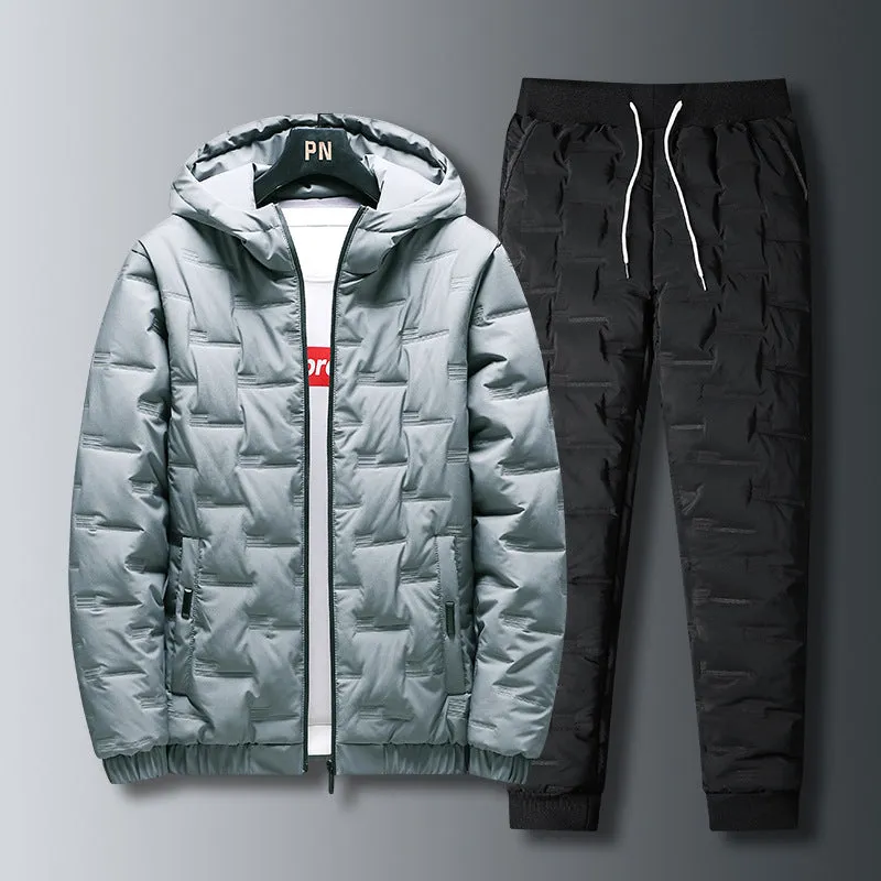 Men's Autumn And Winter Suits New Down Padded Jackets