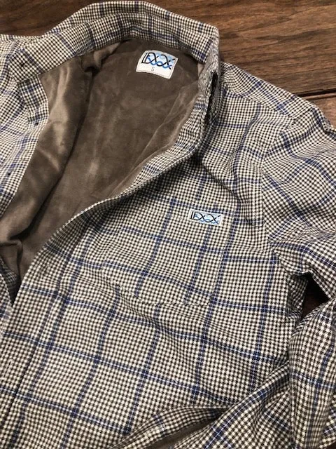 Micro Fleece Lined Flannel - Sand Check