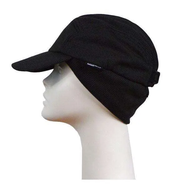 Reflective Thermafleece Cap in Black