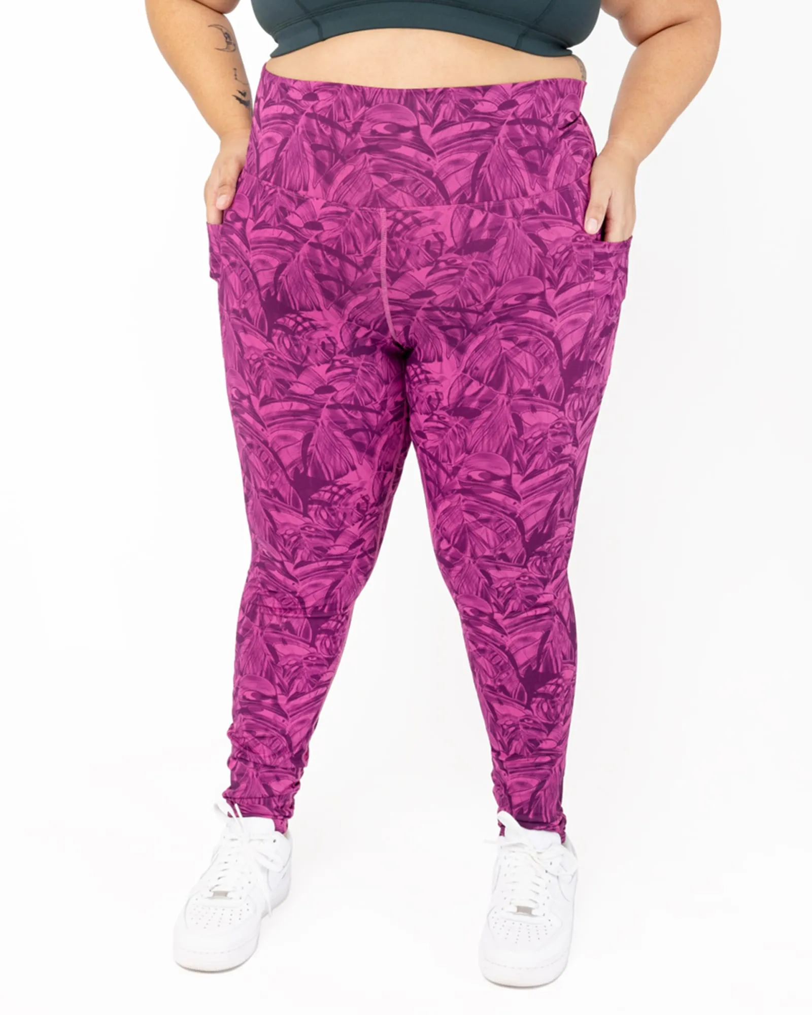 SuperHold™ Pocket Leggings | Cactus Leaf