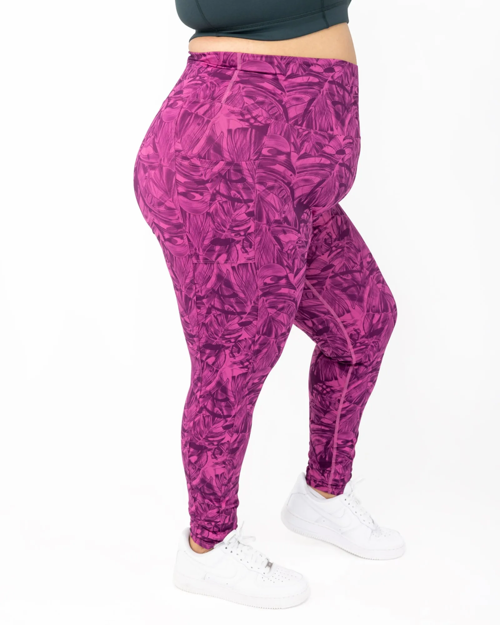 SuperHold™ Pocket Leggings | Cactus Leaf