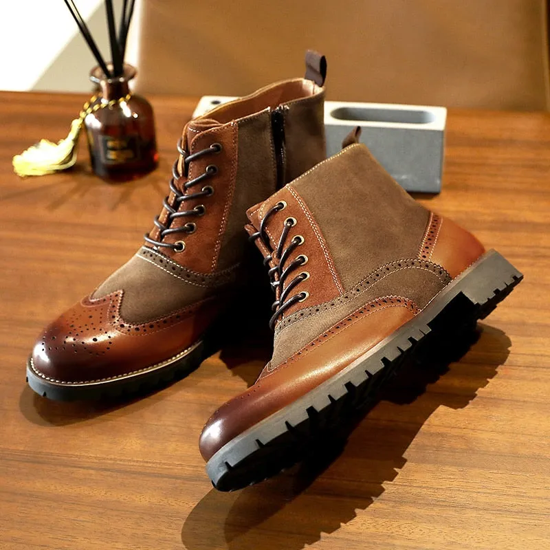 Tricolor Solid Winter Boots