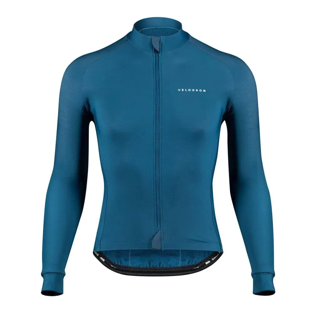 VELODROM VCC Winter Long Sleeve Jersey -  Shadow Blue