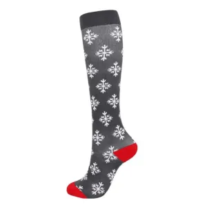 Winter Flakes Compression Socks