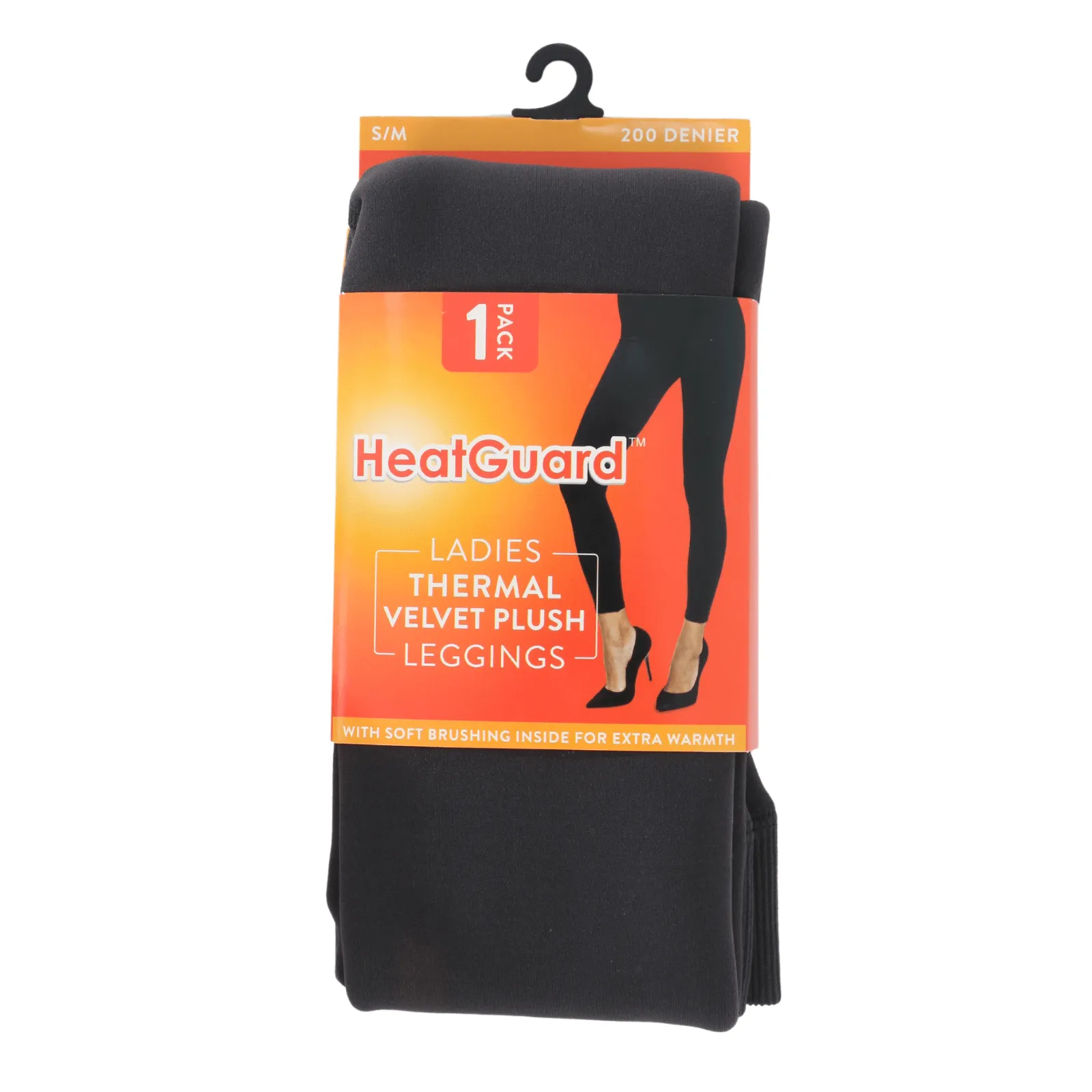 Womens HeatGuard Thermal Velvet Plush Leggings 200 Denier Tog 2.2