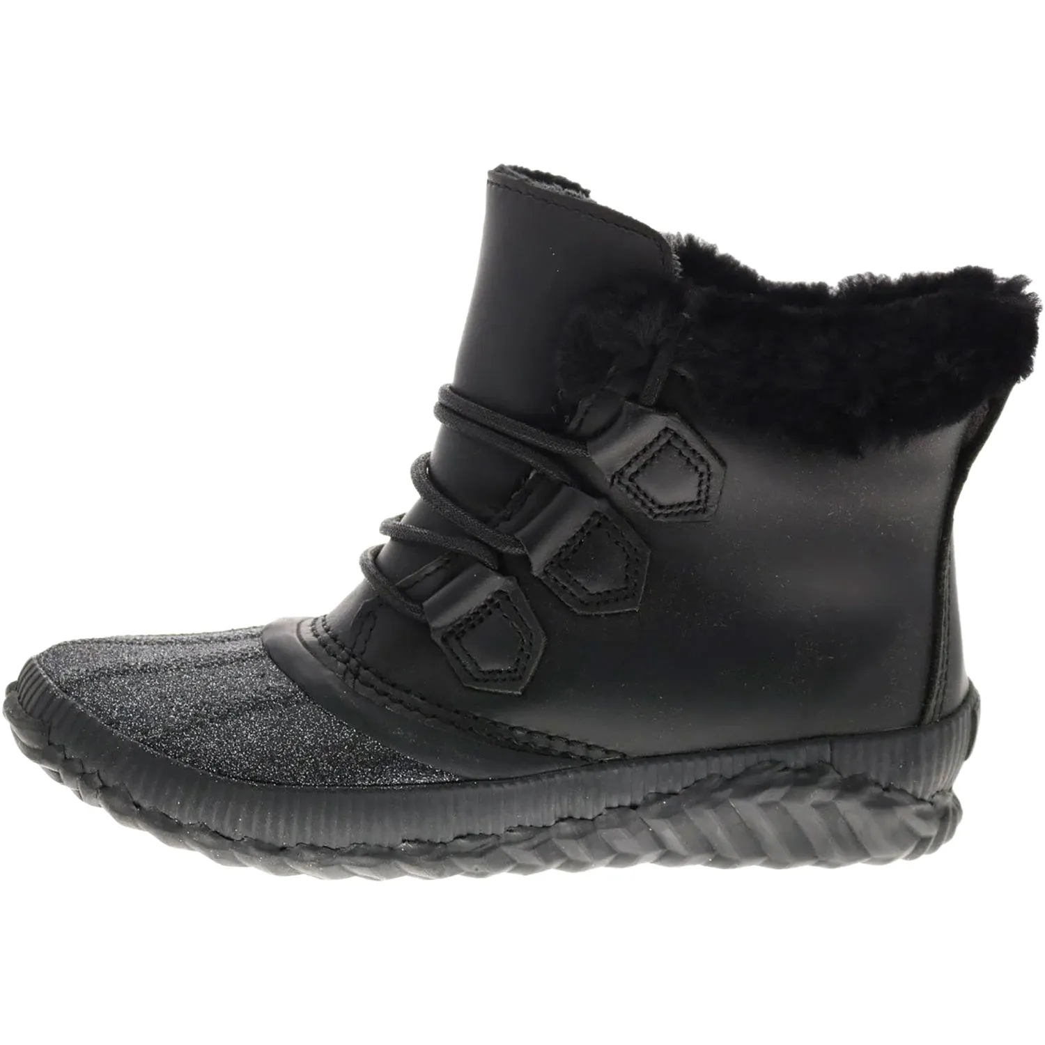 Women's Sorel Out N About Plus Lux Black Leather