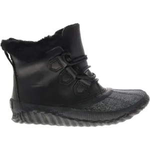 Women's Sorel Out N About Plus Lux Black Leather